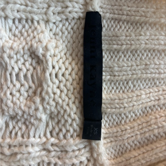 Jenni Kayne Cotton Cable Half Zip - Picture 3 of 3